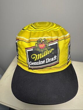 Miller Genuine Draft 1995 new Yellow and Black Cap